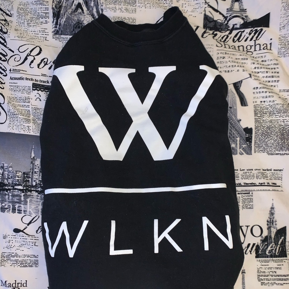 Black WLKN Crewneck